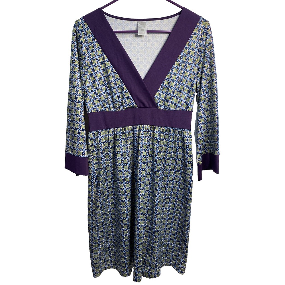 avon womens dress size small long sleeve v neck